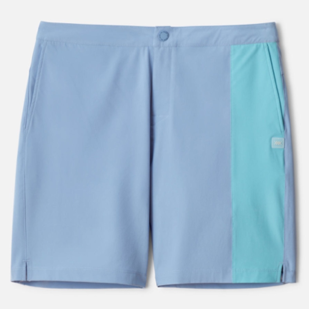 BARRIER SWIM SHORT- Endless Sky Blue/Maui Blue - MEDIUM